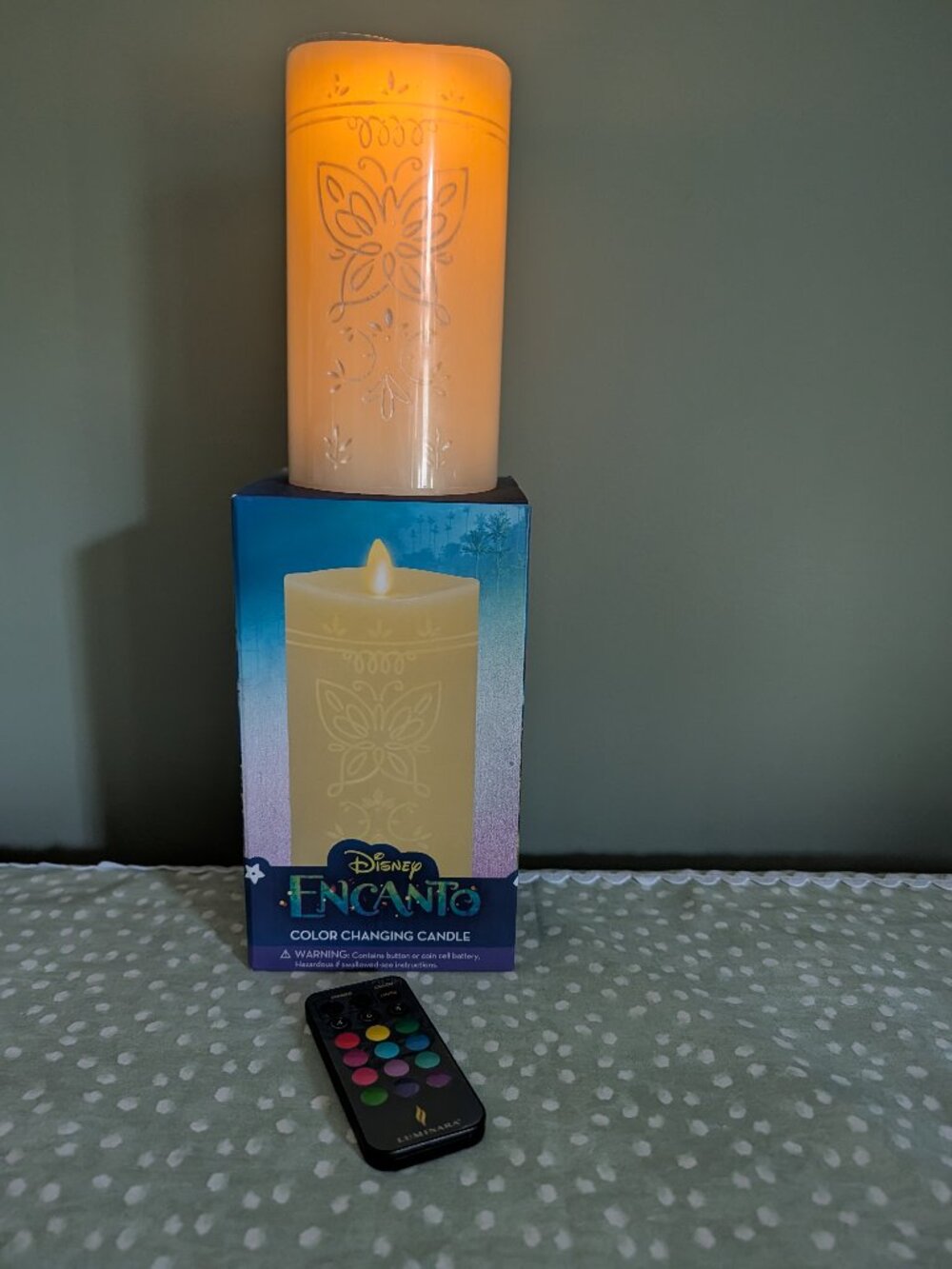 Luminara Flameless Candle Multicolor Disney Encanto